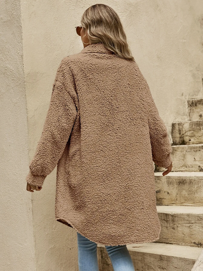 Friede – Stylish Long Wool Fleece Coat