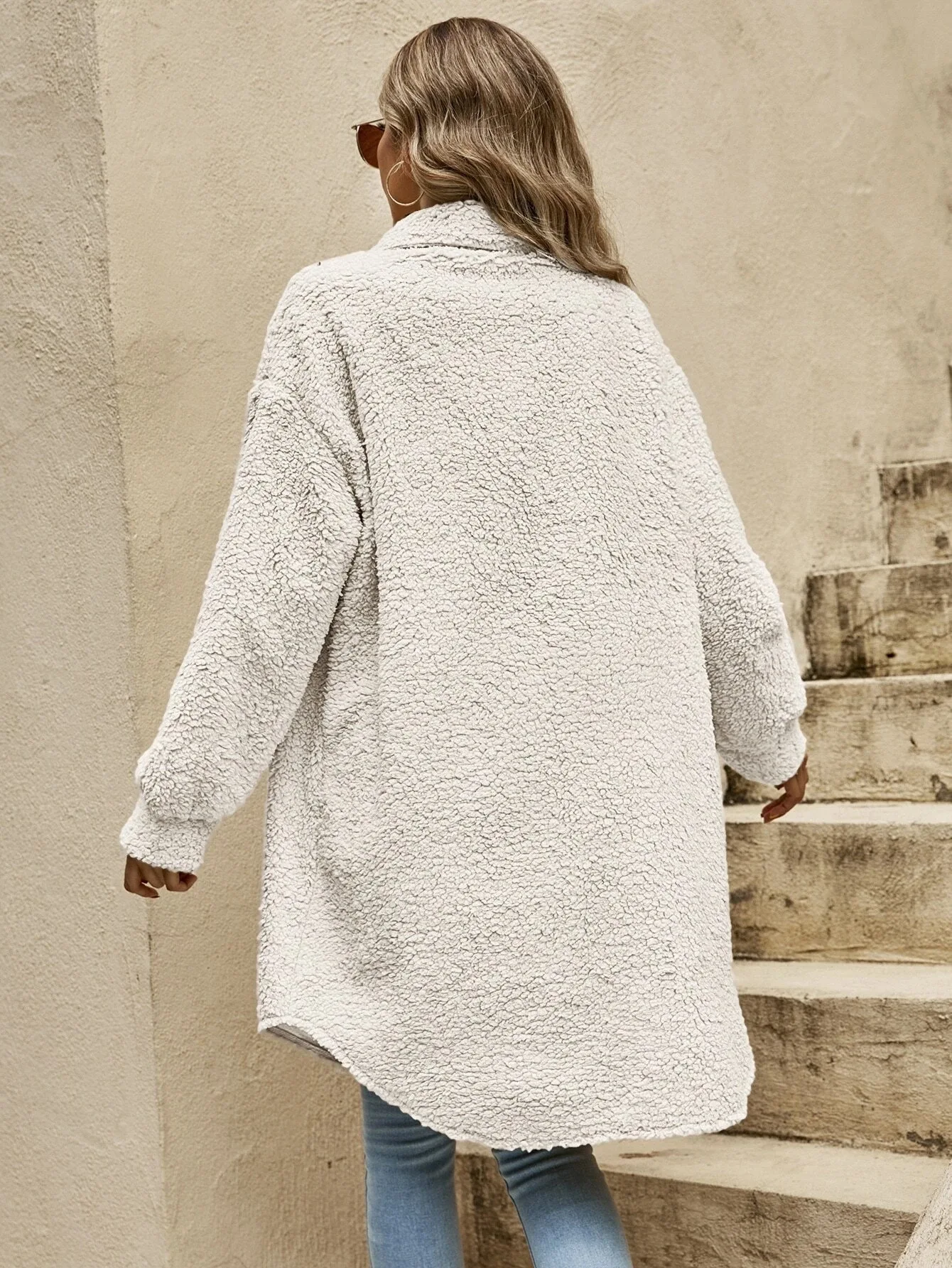 Friede – Stylish Long Wool Fleece Coat