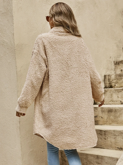 Friede – Stylish Long Wool Fleece Coat