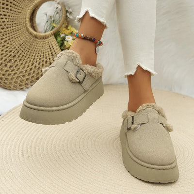 PlushStep - flauschige Wildleder Slip-Ons