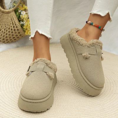 PlushStep - flauschige Wildleder Slip-Ons