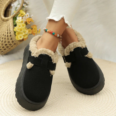 PlushStep - fluffy suede slip-ons 