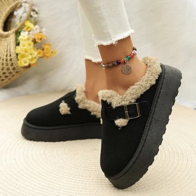 PlushStep - fluffy suede slip-ons 