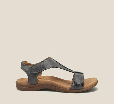 Megan - Adjustable orthopedic leather sandals with arch support