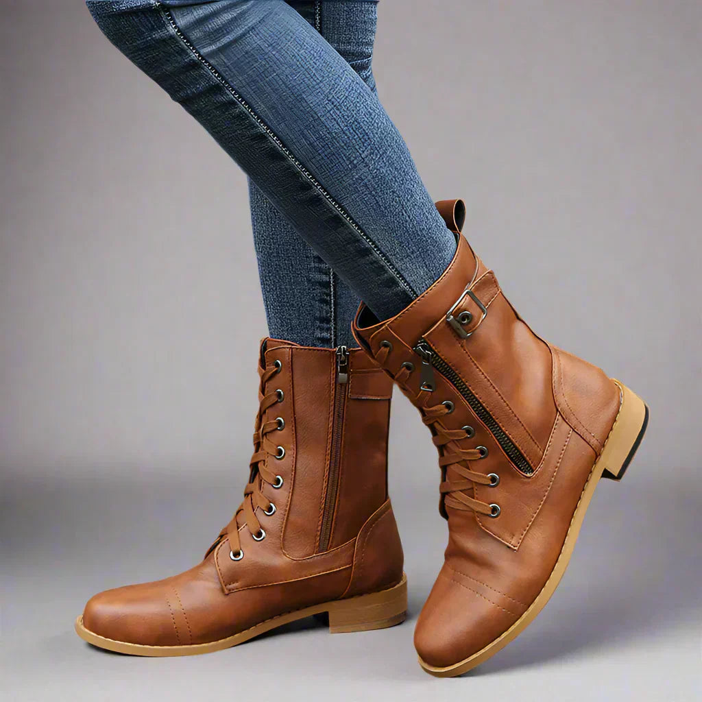 Elara – Timeless lace-up boots