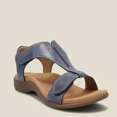 Megan - Adjustable orthopedic leather sandals with arch support