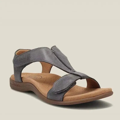 Megan - Adjustable orthopedic leather sandals with arch support